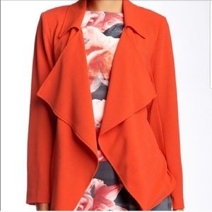 Vince camuto women's wrap orange jacket